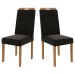 Cadeiras Kit 2 Cadeiras Veludo Preto Cad152ea  - Kappesberg