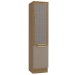 Paneleiro Botanic 50 Cm 2 Portas Nogueira/Fendi Fosco - Kappesberg
