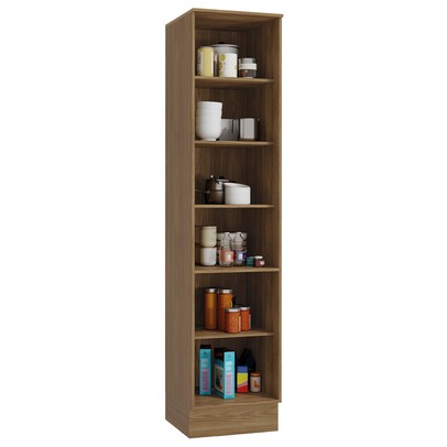 Paneleiro Botanic 50 Cm 2 Portas Nogueira/Fendi Fosco - Kappesberg