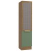 Paneleiro Botanic 50 Cm 2 Portas Nogueira/Verde Oliva - Kappesberg