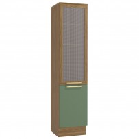 Paneleiro Botanic 50 Cm 2 Portas Nogueira/Verde Oliva - Kappesberg