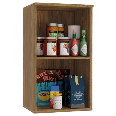 Armário Aéreo Cozinha Botanic 40 Cm 1 Porta Nogueira Fosco - Kappesberg