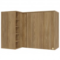 Armário Aéreo Cozinha Botanic 98 Cm 1 Porta Nogueira Fosco - Kappesberg