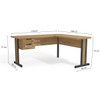 Mesa Escrivaninha 2 Gavetas Itapua - Kappesberg