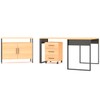 Conjunto Home Office 3 Peças 100% Mdf Pratice - Pradel