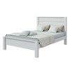 Cama de Casal Athenas Branco - Móveis Lopas
