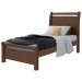 Cama de Solteiro Reali Imbuia Clean - Móveis Lopas