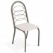 Cadeiras Kit 2 Cadeiras Holanda Nickel Branco - Kappesberg