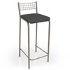 Banquetas Kit 2 Banquetas Genova Nickel Preto - Kappesberg