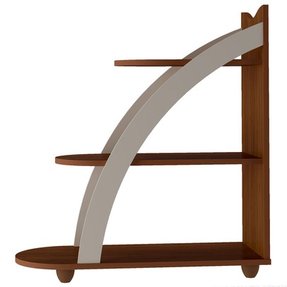 Mesa de Canto Andes Cedro/Off White - Artely Móveis