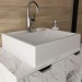 Cuba para Banheiro Quadrada Branco Bn3600 - Tecno Mobili