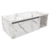 Armário de Banheiro 1 Porta Mármore Branco Bn3601 - Tecno Mobili