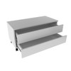 Armário de Banheiro 2 Gavetas Branco Bn3603 - Tecno Mobili