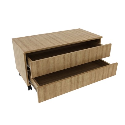 Armário de Banheiro 2 Gavetas Amêndoa Bn3603 - Tecno Mobili