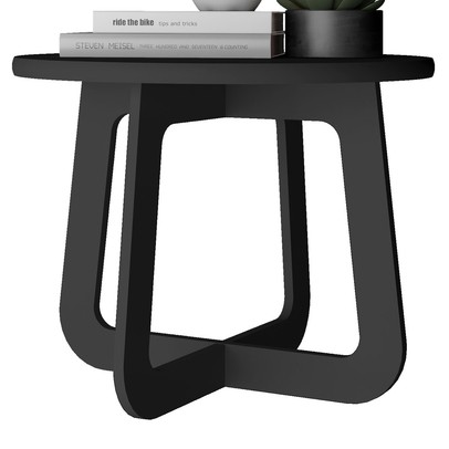 Mesa de Centro Jasmin 100% Mdf Grafite - Artely Móveis