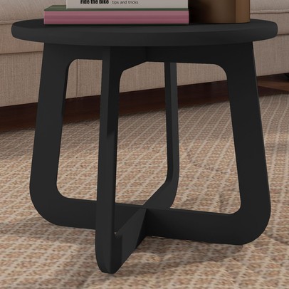 Mesa de Centro Jasmin 100% Mdf Grafite - Artely Móveis