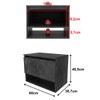 Armário de Banheiro 1 Porta 1 Prateleira Mármore Lunar Bn3606 - Tecno Mobili