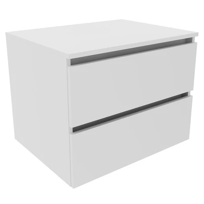 Armário de Banheiro 2 Gavetas Branco Bn3607 - Tecno Mobili