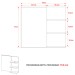 Armário de Banheiro 3 Prateleiras Mármore Branco Bn3608 - Tecno Mobili