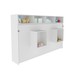 Cama de Solteiro Articulável 6 Prateleiras Branco Cm8020 - Tecno Mobili
