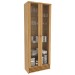 Cristaleira 2 Portas 5 Prateleiras Natural Cr6002 - Tecno Mobili