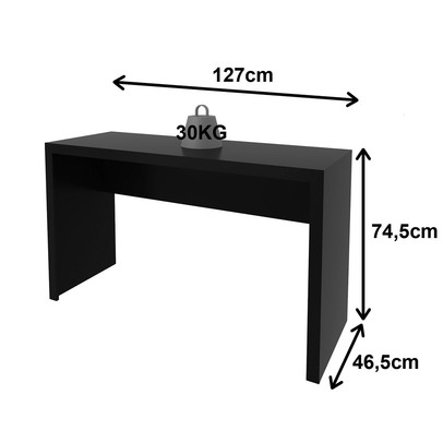 Mesa para Escritório Me4135 Preto - Tecno Mobili