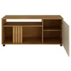 Rack para TV Até 42 Polegadas 1 Porta Natural/Palha R1481 - Tecno Mobili