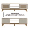 Rack para TV Até 75 Polegadas Charlotte 2 Portas Carvalho/Off White - Artely Móveis