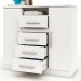 Cômoda Canadá 2 Portas 4 Gavetas Branco - Panorama Móveis