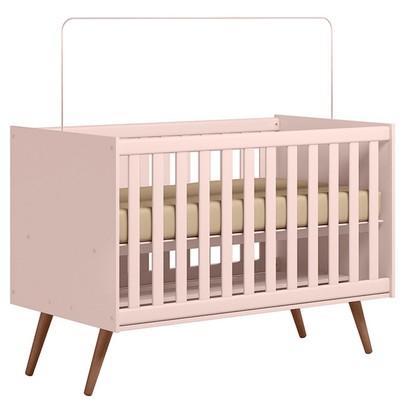 Berço Mini Cama Encanto Rosa - Qmovi