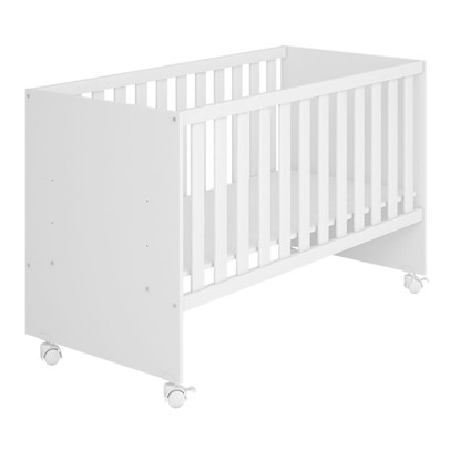 Berço Doce Sonho com Rodízio Branco - Qmovi