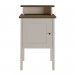 Mesa de Canto/Cabeceira Charlotte 1 Porta 100% Mdf Pinho/Off White - Artely Móveis