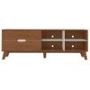 Rack para TV Até 75 Polegadas Verona 2 Gavetas Cedro/Off White - Artely Móveis