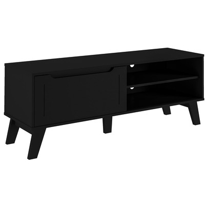 Rack para TV Até 60 Polegadas Lotus 1 Porta Preto - Artely Móveis