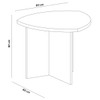 Mesa de Canto Delta Off White - Artely Móveis