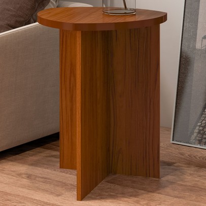 Mesa de Canto Delta Cedro - Artely Móveis