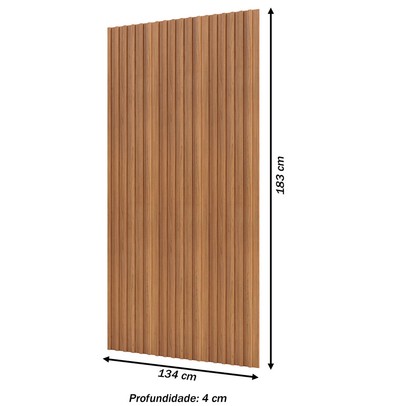Painel para TV Até 65 Polegadas Pa73 Freijó - Pradel