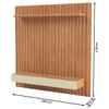 Painel para TV Até 65 Polegadas 2 Gavetas 1 Prateleira 100% Mdf Freijó/Off White Tb181 - Pradel