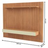 Painel para TV Até 65 Polegadas 2 Gavetas 1 Prateleira com Led Freijó/Off White Tb182l - Pradel