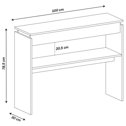 Aparador Buffet Creta com Prateleira Off White - Artely