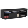 Rack com Painel para TV Até 50 Polegadas 1 Porta Preto - Artely Móveis