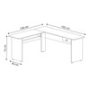 Mesa para Escritório Cannes 1 Gaveta Cedro - Artely