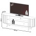 Rack para TV Até 60 Polegadas 1 Gaveta 100% Mdf Freijo/Preto Fosco Tb300 - Dalla Costa