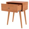 Mesa de Cabeceira 1 Gaveta 100% Mdf Freijo Tw49 - Dalla Costa