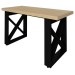 Mesa Escrivaninha Tamburato Tokyo Carvalho/Preto - Artany Móveis