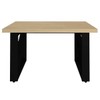 Mesa Escrivaninha Tamburato Tokyo Carvalho/Preto - Artany Móveis