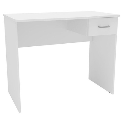Mesa Escrivaninha Arapeí 1 Gaveta Branco - Politorno
