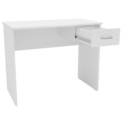 Mesa Escrivaninha Arapeí 1 Gaveta Branco - Politorno