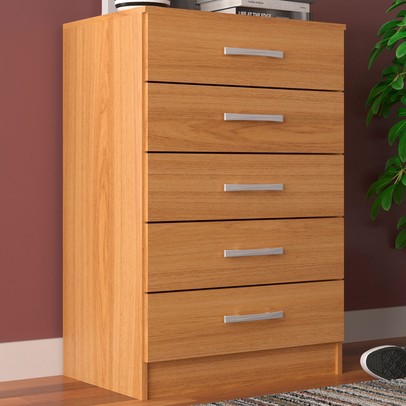 Cômoda 5 Gavetas Cp054 Cinnamomo - Evidencia Móveis