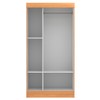 Guarda-Roupa Solteiro Berlim 2 Portas Cinnamomo - Evidencia Móveis